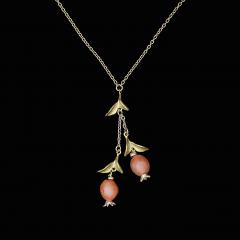 Pomegrante 16" Adj. Double Drop Pendant - Granatapfel