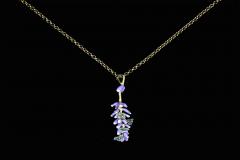 Lavender 22" Adj. Pendant - Lavendel