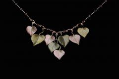Sweet Potato Vine 18" Adj. Statement Necklace - Süßkartoffel Kette