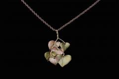 Sweet Potato Vine 28" Adj. Branch Pendant - Süßkartoffel Kette lang