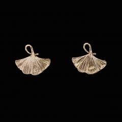 Gingko Post Earrings - Gingko-Ohrstecker