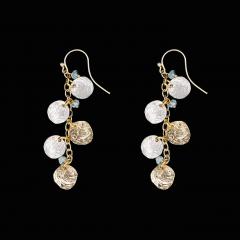 Jingle Shells Drop Wire Earrings -Sattelmuscheln-Ohrhänger