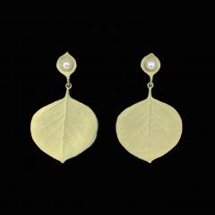 Round Leaf Eucalyptus - Post Earrings 