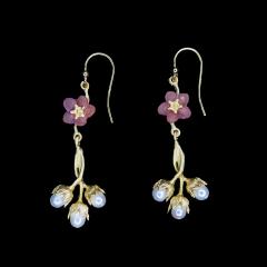 Pinkie Winkie Earrings - Flower Wire - Vergissmeinnicht pink