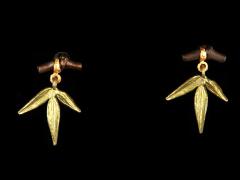 Bamboo Post Earring - Bambus