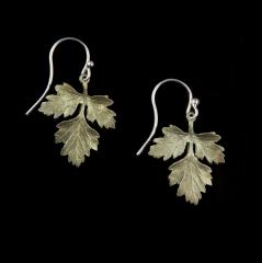 Petite Herb - Parsley Wire Earrings - Petersilie Ohrhänger