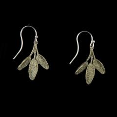 Petite Herb - Sage Wire Earrings - Salbei Ohrhänger