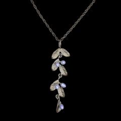 Petite Leaf Pendant - Kleine Blätter Kette 