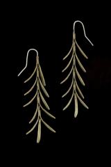 Rosemary Long Wire Earrings - Rosmarin Ohrhänger lang