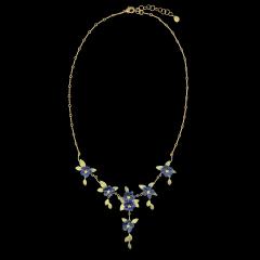 Blue-Eyed Mary Necklace - Frühlings Gedenkemein Kette groß