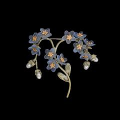 Forget me Not Brooch - Vergissmeinnicht Brosche