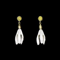 Snowdrops Post Earrings - Schneeglöckchen Ohrstecker