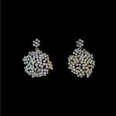 Queen Annes Lace Post Earrings Statement - Wildkarotte Ohrstecker