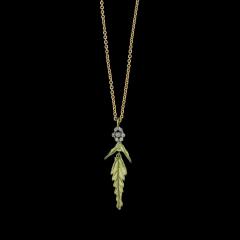 Queen Annes Lace Pendant - Wildkarotten Kette klein