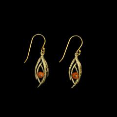 Asperagus Vine Wire Earrings small - Zierspargel Ohrhänger klein
