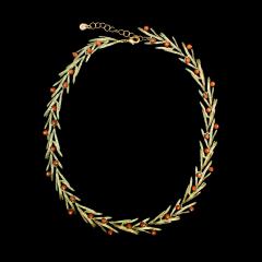 Asperagus Vine Collier Statement - Zierspargel Collier