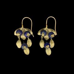 Blueberry Wire Earrings - Blaubeer Ohrstecker