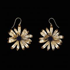 Black-Eyed Susan Wire Earrings